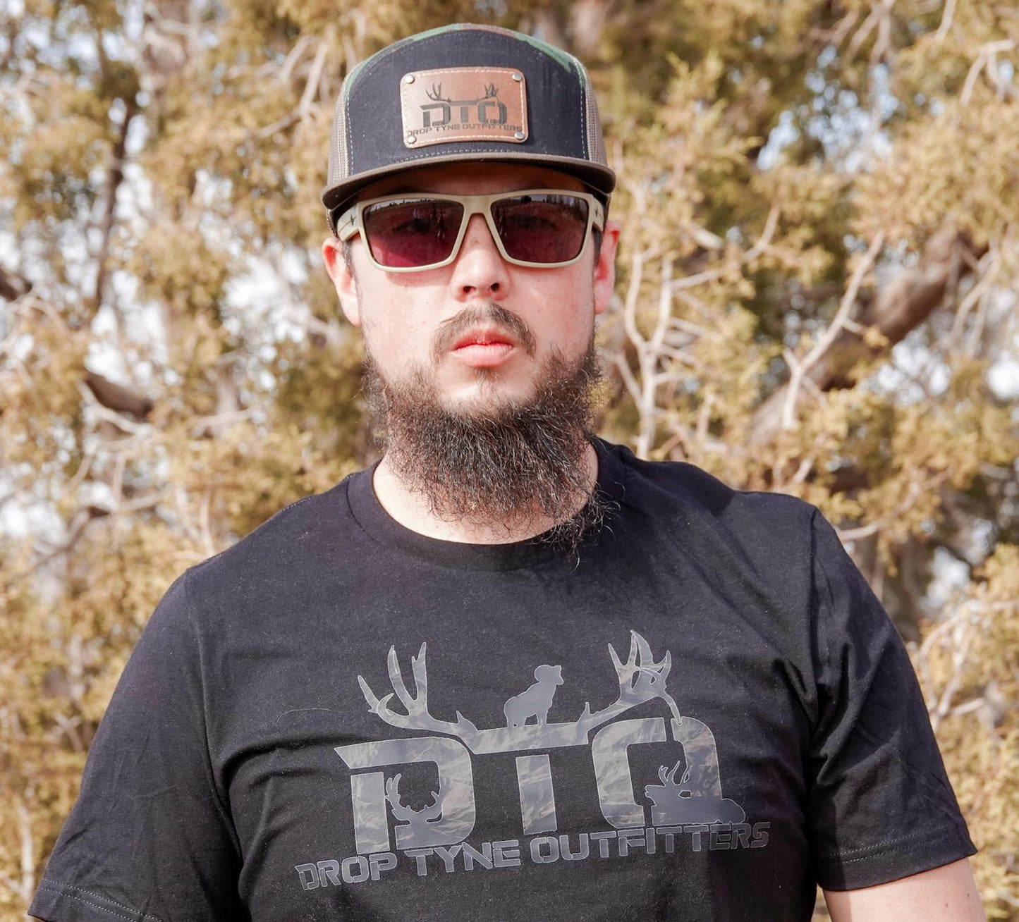DTO - Rivet Patch Hat - Black/Camo - 3 Hunt Entries