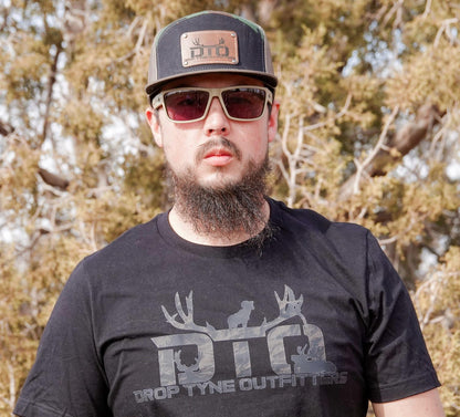 DTO - Rivet Patch Hat - Black/Camo - 3 Hunt Entries