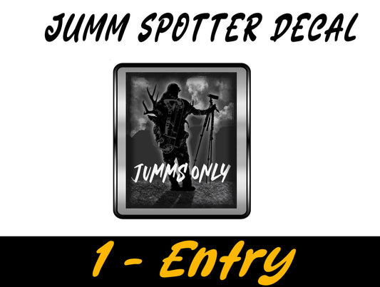 Jumm Spotter DECAL + 1x Hunt Giveaway Entry